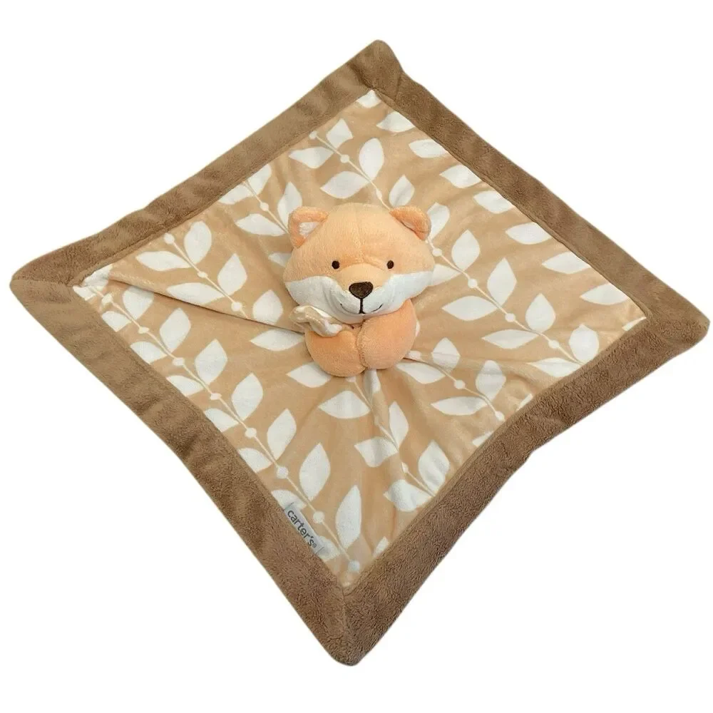 2016 Carter’s Fox Unisex Security Blanket Nappy Lovey Baby‎ Plush Square